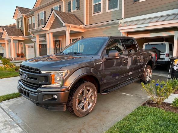 Freshly cleaned truck